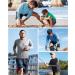 Roadbox Men's UPF 50+ UV Sun Protection Long Sleeve Fishing Shirt - Campanula Blue - Large - Buy Online on GoSupps.com