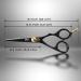 BRV MEN Professional German Steel Hammer Forged Mustache & Beard Scissors - 5.5 - 100% Stainless Steel - Razor Sharp Trimming Shears (RIGHT HANDED - Black) - Buy Online on GoSupps.com