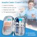 Youshares Insulin Cooling Bag with 2 Cooling Batteries - Travel-Friendly Diabetic Accessory for Safe Cold Storage of Insulin Pens & Utensils (10 Lilies) - Buy Online on GoSupps.com