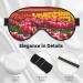 Colorful Tulips Print Eye Mask | Adjustable Blackout Sleep Mask for Men & Women | Best Sleep Aid Masks - Buy Online on GoSupps.com