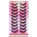 Shop Natural False Eyelashes - Manga Fluffy Russian Strip Faux Mink Lashes (10 Pairs) | International Shipping - Buy Online on GoSupps.com
