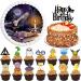 Cake topper birthday 17 pieces 20cm Tortendeko edible Cake Topper cake lining photo fondant cake raper cake lifter for young girls Harry Potter
