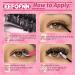 Eefofnn DIY Fluffy Mink Lash Extension Kit - 50D Eyelash Clusters Natural Volume Bond & Seal Tweezers 10-18MM Perfect for Beautiful Lashes - International Shipping Available - Buy Online on GoSupps.com