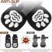 Buy Pupeck Dog Socks Anti-Slide Paw Protection for Small Medium & Large Dogs | Indoor & Outdoor Use | Pack of 6 (Black & Rainbow) - Ideal for Summer & Hardwood Floors - Buy Online on GoSupps.com