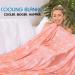 Coastal Theme Cooling Blanket - Lightweight Twin Size 60 x 90 Coral Pink - Keep Body Cool for Hot Sleepers - Breathable Double Sided Cold Effect - Ideal for Night Sweats - Buy Online on GoSupps.com