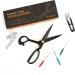 Fabric Cutting Sewing Scissors Set - Heavy Duty, Ultra Sharp Shears for Quilting, Dressmaking - Includes Tape Measure, Thread Snips, Seam Rippers - Buy Online on GoSupps.com