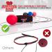 Boxing Reflex Ball Set - 4 Difficulty Levels - Punching Fight React Head Ball - Speed Hand Eye Coordination - Boxing Equipment for Kids & Adults - Buy Online on GoSupps.com