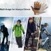 Xnuoyo Rubber Gloves - Hard Ankle Touchscreen Full & Half Finger Protective Gloves for Motorcycle Bicycle Hunting Climbing Camping - Brown - Buy Online on GoSupps.com