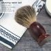 RIYAN Brown Men Beard Shaving Kit - Professional Bowl Stand Brush & Mustache Tool for Perfect Grooming - Buy Online on GoSupps.com