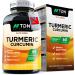 Turmeric Capsules high Strength - Muscle Soreness Relief (600mg 30-60 Day Supply) | Anti Inflamatory Tablets Turmeric and Black Pepper Capsules Tumeric Supplements high Strength Curcumin