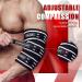 MANUEKLEAR XL Elbow Sleeves for Weightlifting - Adjustable Compression Wraps for Men - Buy Online on GoSupps.com