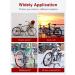 Puroma X-Large Bike Cover - Waterproof Outdoor Bicycle Cover with Lock Hole | Rain, Sun, UV, Dust, Wind Proof for Mountain, Road, Electric Bikes - Basic Black - Buy Online on GoSupps.com