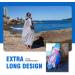 FunWater Surf Poncho - Grey-man | Quick Dry Changing Towel Robe with Hood and Pocket for Surfing, Beach & Swimming - Buy Online on GoSupps.com