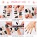 NICENEEDED 12 Sheets Nail Art Stickers Strips Self-Adhesive Full Wrap Nail Polish Stickers Manicure Decoration Kit With 1Pc Nail File For Women Girls Nail DIY(Style 5) - Buy Online on GoSupps.com