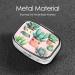 Lovely Succulent Plants 2 Compartment Pill Case - Cute Travel Pill Organizer for Pocket & Purse Gifts - Buy Online on GoSupps.com