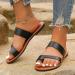 Summer Bunion Flat Sandals for Women | Stylish Lightweight Orthopedic Correction Flip Flops | Breathable Toe Corrector for Hallux Valgus | Size 8.5 Black - Buy Online on GoSupps.com
