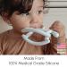 Smooch Rocking Teething Toys for Babies 0-6 Months - Soft Silicone Baby Teether for Teething Relief (Light Blue+Mint) - Buy Online on GoSupps.com