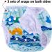 Buy Luxja Reusable Swimming Diapers for Babies (0-3 Years) - Adjustable & Washable - 2 Pack with Whales & Fish Design - International Shipping Available - Buy Online on GoSupps.com