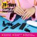 MEFA 19 Pcs Gel Nail Polish Kit - 12 Colors UV Light - Soak Off Set with Base & Top Coat - Perfect for Beginners & Salon Nail Art - Buy Online on GoSupps.com