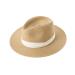 Womens Mens Wide Brim Straw Panama Hat Fedora Summer Beach Sun Hat UPF Straw Hat for Women Khaki-beige Medium-Large