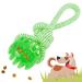 Rootnoot throwing ball with rope for dogs |Track train |Dog rope |Dog ball |Apportal game train super stable |Special tooth - gentle |Pollutant free (throwing ball with rope green) throwing ball with rope - neon green