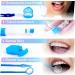 Orthodontic Care Set - Portable Braces Cleaning Kit with 8 Pieces | V Brush Mouth Mirror Interdental Brush & Dental Floss - Ideal Oral Care Travel Set (Blue) - Buy Online on GoSupps.com