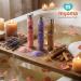 MIJOMA Lot de 3 sels de bain parfum s dans un tube de 80 g chacun - Bois de santal rose et lavande - Aromath rapie et cadeau de bien- tre - Sels de bain pour la d tente et les soins - Buy Online on GoSupps.com
