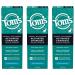 Tom s of Maine Natural Activated Charcoal Toothpaste with Fluoride Peppermint 4.0 Oz (Pack of 3)