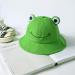 SAOROPEB Adult Cute Frog Bucket Hat | Funny Fisherman Cotton Hat for Men Women - Green - Buy Online on GoSupps.com