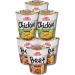 Nissin Ramen Noodles Multipack of 3 each Nissin Pot noodle Chicken Teriyaki Instant Ramen Noodles Style 70g and Nissin Noodles Cup 5 Spices Beef Flavour 64g Bundled By TGBK | Pot Noodles - Buy Online on GoSupps.com
