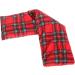 Microwavable Unscented Wheat Bags Printed Fleece Microwave Heat Pack for Back Neck Joints and Shoulder Pain Relief 44cmx13cm (Red Green Check) Unscented (44cmx13cm) Printed Fleece - Red Green Check - Buy Online on GoSupps.com