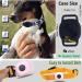 Silicone Case for Galaxy smartTag for Pets Dogs Accessories Connect phone Tracker/Locator lightweight Holder Sleeve Protect and Cover Finder tag Anti-scratch Black Green Pink Blue (4 Pack) black green blue pink - Buy Online on GoSupps.com