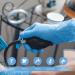 AMMEX Blue Nitrile Exam-Grade Gloves 3 Mil Latex & Powder Free | Medium | Pack of 100 - Buy Online on GoSupps.com