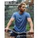 Merino.tech Men's Organic Merino Wool T-Shirt - Lightweight Base Layer - Windsor Blue - Large - Buy Online on GoSupps.com