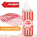 Grehge corn Bags - 40 Pcs 1oz Concession-Grade Bags Popcorn Machine Accessories for Popcorn Bars Movie Nights Concessions - Buy Online on GoSupps.com