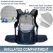 NEVO RHINO Insulated Hydration Backpack with 3L Water Bladder - Ideal for Hiking, Cycling, Running, Camping - Blue - Buy Online on GoSupps.com