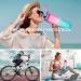 GOSWAG 32oz Motivational Water Bottles with Time Marker & Fruit Strainer  Sports Water Bottle with Times to Drink  Leakproof & BPA Free  Reusable Plastic Bottle with Strap no Straw for Gym & School Balloon - Buy Online on GoSupps.com