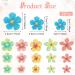35 Pcs Edible Flowers Cake Decorations Wafer Paper Flower Cupcake Toppers for Decorating Edible Flower Cake Topper Colorful Rice Paper Cake Food Decoration for Wedding Birthday Baby Shower Party - Buy Online on GoSupps.com