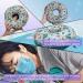 Piercing Pillow for Side Sleepers - Ear Pillows with Ear Hole for CNH & Ear Pain Relief - O-Shaped Side Sleeping Ear Guard Pillow in Light Blue - Buy Online on GoSupps.com