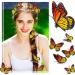 Monarch Butterfly Hair Clips - Orange Barrettes for Women, Girls, Teens - Halloween 3D Butterfly Clips - Cute and Kawaii Hair Accessories - Day of the Dead Party Favors (24) - Buy Online on GoSupps.com