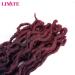 14 Inch Goddess Faux Locs Crochet Hair 6 Packs/Lot - Soft Gypsy Locs Wavy Crochet Braids Dreadlocks - 3 Tone Curly Wavy Twist Braiding Hair Extensions - African Roots Braid - 1B/99j/530 - Buy Online on GoSupps.com