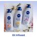 NIVEA Oil-Infused Vanilla & Almond Oil Body Lotion | Non-greasy Fast Absorbing Daily Moisturizer |24H Deep Moisture |For all skin types Normal to Dry | Dermatologically tested | 500 mL - Buy Online on GoSupps.com