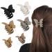 Old Compluser 6 pieces of butterfly hair clip hair clip slip -resistant hair claw clips matte hair clinging for women girls women fat hair (4 big +2 small)