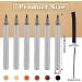 6 Pack Dual Tip Leather Dye Marker Pens for Furniture & Shoe Repair - 6 Colors - Buy Online on GoSupps.com