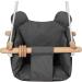 Secure Canvas & Wooden Baby Swing Seat Chair - Indoor/Outdoor Hammock for Kids 6-36 Months - Gray/Grey - Buy Online on GoSupps.com