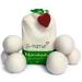 6x Tumble Dryer Balls 100% Pure Merino wool dryer balls are the laundry balls for tumble dryer | Tested for your safety