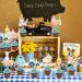 24 Pcs Farm Animal Cupcake Toppers Blue Cupcake Picks for Boys Animal Theme Barnyard Baby Shower Birthday Party Cake Decoration Supplies - Buy Online on GoSupps.com