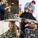 FEBSNOW Professional Hair Cutting Cape Set - Salon Cape for Styling and Coloring - 3 Pcs Hairdressing Accessories - Buy Online on GoSupps.com
