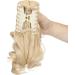 Long Short Claw Ponytail Hair Extension | One Piece Clip in Jaw/Claw Synthetic Hairpiece 12 Curly Golden Mix Blonde - Buy Online on GoSupps.com