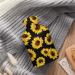 Buy Sunflower Hot Water Bottle with Plush Cover - Ideal Hand Warmer for Adults & Children - 26.5x15.3cm - International Shipping Available - Buy Online on GoSupps.com